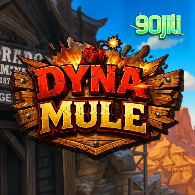Isang visual na representasyon ng Dyna Mule slot na may mining theme at mga wild symbols.